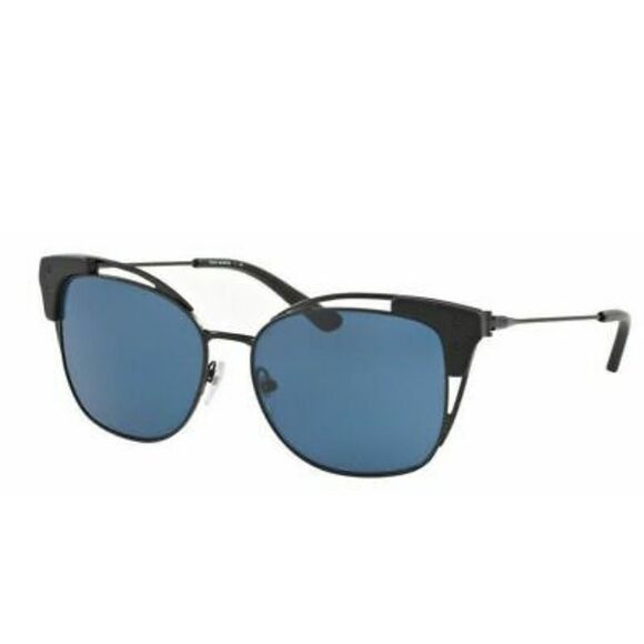 Tory Burch Women's Black & Blue Matte Cat Eye TY 6049 307680 Sunglasses - Picture 1 of 8